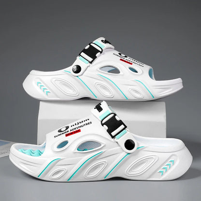 Men's Massage Slippers - Summer Soft Sole Sandals | Comfortable EVA Slides - ZOOMNSTORE