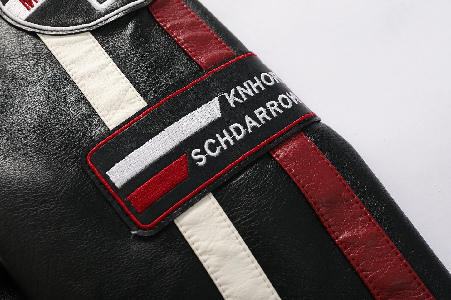 Mens PU Leather Motorcycle Racing Jacket - Stylish Biker Gear - ZOOMNSTORE