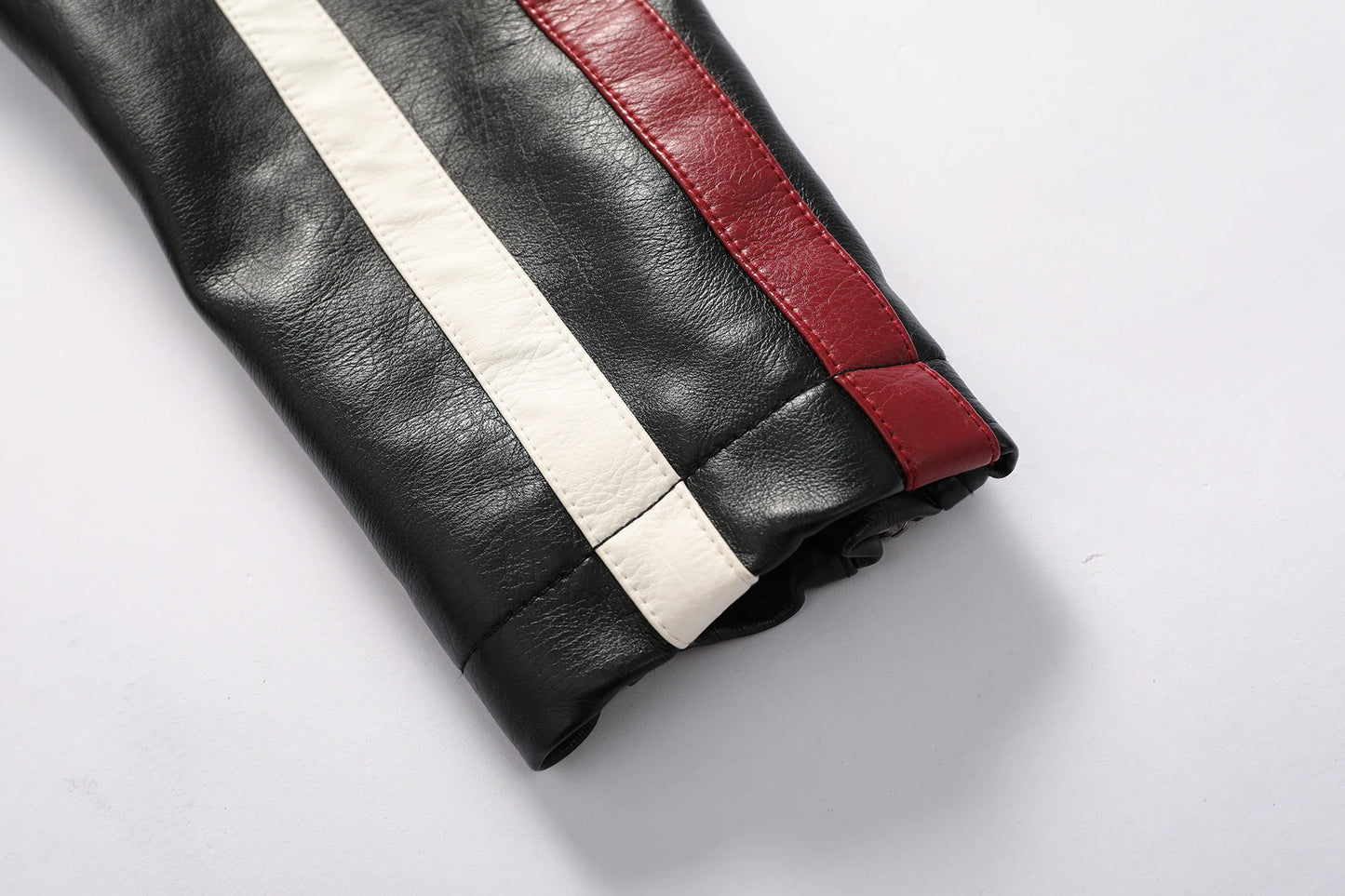 Mens PU Leather Motorcycle Racing Jacket - Stylish Biker Gear - ZOOMNSTORE