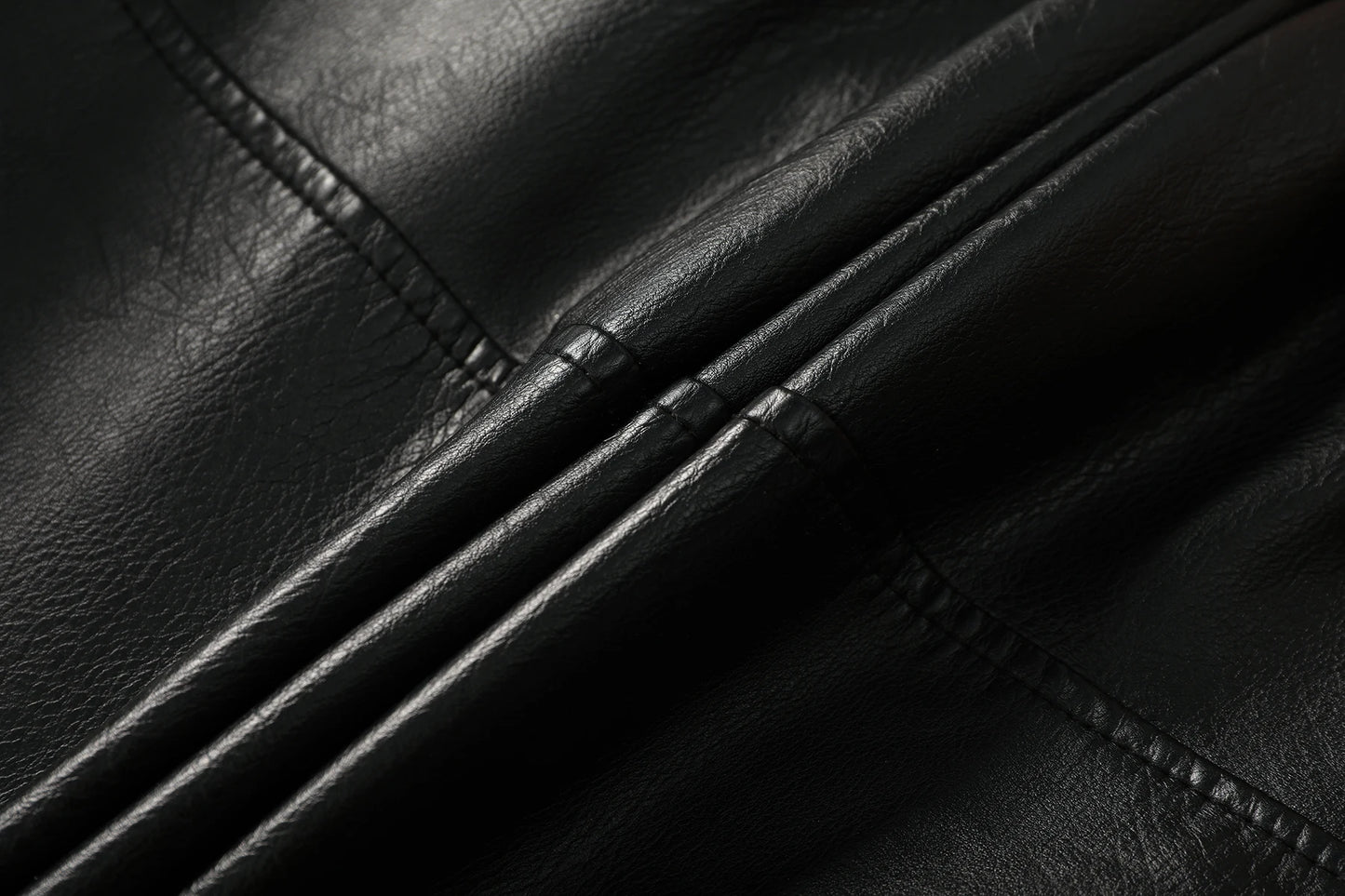 Mens PU Leather Motorcycle Racing Jacket - Stylish Biker Gear - ZOOMNSTORE