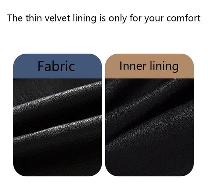 Mens Color Block Motorcycle Jacket - Casual PU Leather with Baseball Collar - ZOOMNSTORE