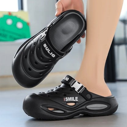 Men's Non Slip Clogs - Wear Resistant Thick Sole Sandals | Comfortable Outdoor Shoes - ZOOMNSTORE