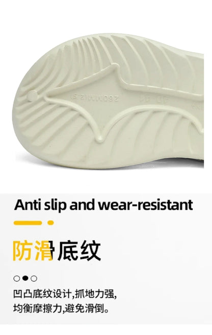 Men's Non Slip Clogs - Wear Resistant Thick Sole Sandals | Comfortable Outdoor Shoes - ZOOMNSTORE