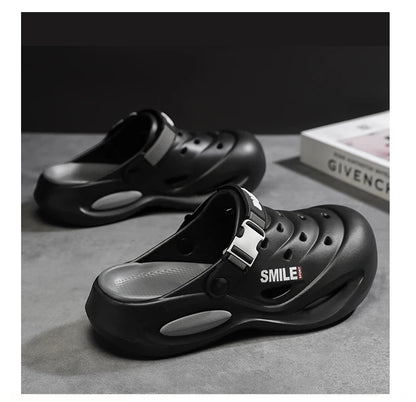 Men's Non Slip Clogs - Wear Resistant Thick Sole Sandals | Comfortable Outdoor Shoes - ZOOMNSTORE