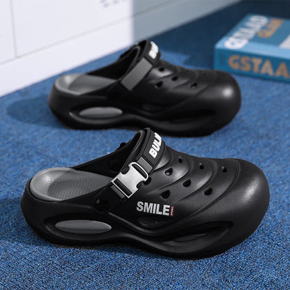 Men's Non Slip Clogs - Wear Resistant Thick Sole Sandals | Comfortable Outdoor Shoes - ZOOMNSTORE