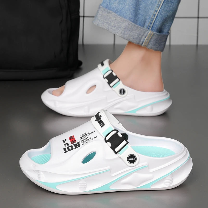 Men's Outdoor Sandals – Comfortable Soft EVA Casual Slip-Ons for Summer Beach - ZOOMNSTORE