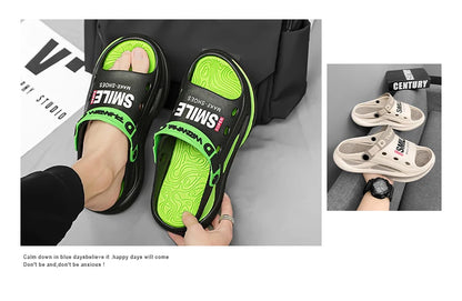 Men's Outdoor Sandals – Comfortable Soft Sole Slides | Casual Beach Shoes - ZOOMNSTORE