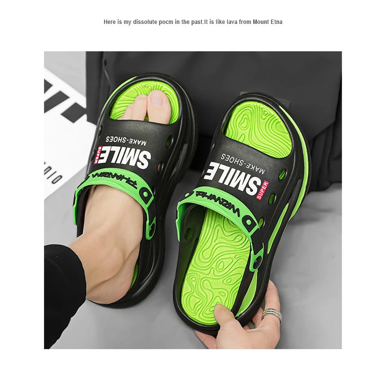Men's Outdoor Sandals – Comfortable Soft Sole Slides | Casual Beach Shoes - ZOOMNSTORE