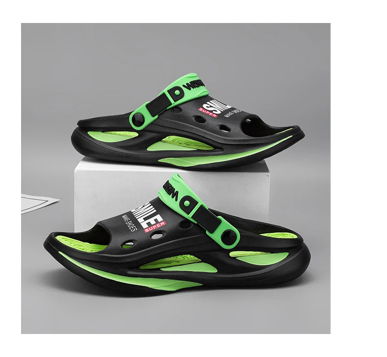 Men's Outdoor Sandals – Comfortable Soft Sole Slides | Casual Beach Shoes - ZOOMNSTORE