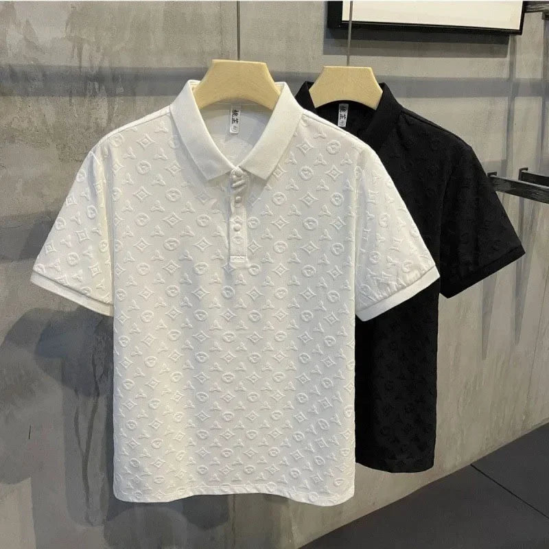 Men's Polo Shirt - Breathable Summer Polo Tee With Ice Silk Fabric, Short Sleeve - ZOOMNSTORE