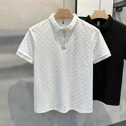 Men's Polo Shirt - Breathable Summer Polo Tee With Ice Silk Fabric, Short Sleeve - ZOOMNSTORE