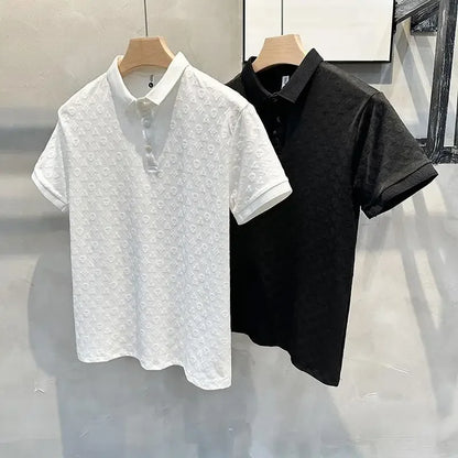Men's Polo Shirt - Breathable Summer Polo Tee With Ice Silk Fabric, Short Sleeve - ZOOMNSTORE