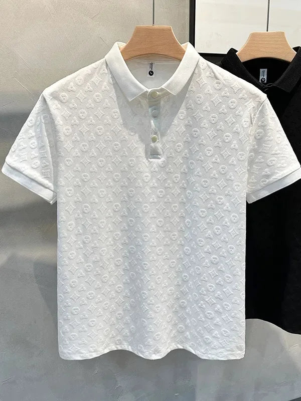 Men's Polo Shirt - Breathable Summer Polo Tee With Ice Silk Fabric, Short Sleeve - ZOOMNSTORE