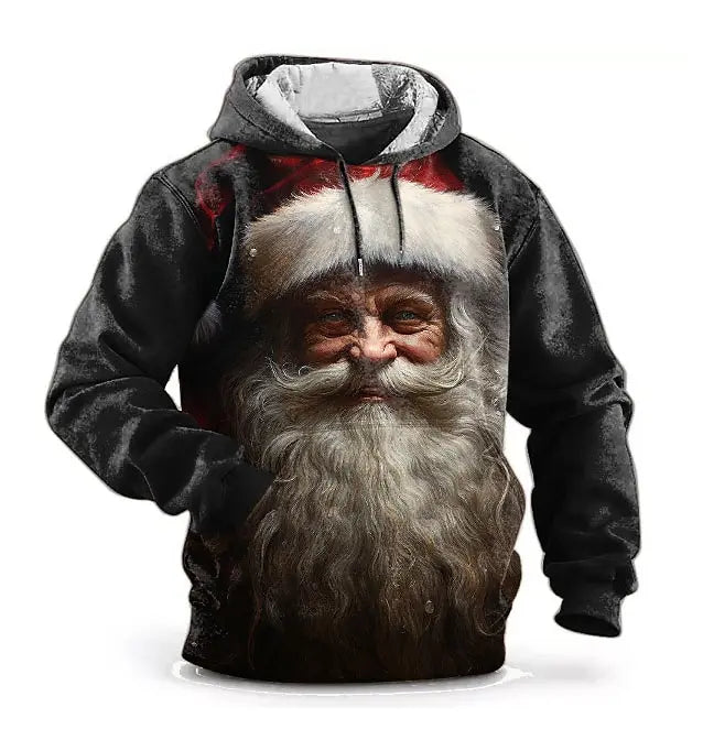 Men's Printed Hoodie - Harajuku Hooded Shirt | Casual 3D Print Pullover Sweatshirt - ZOOMNSTORE