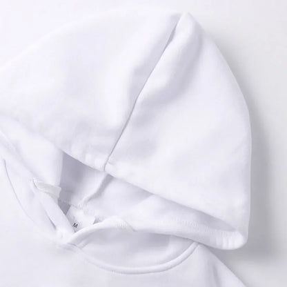 Men's Printed Hoodie - Warm Fleece Pullover Casual Sweatshirt Street Style - ZOOMNSTORE