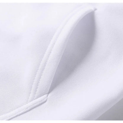 Men's Printed Hoodie - Warm Fleece Pullover Casual Sweatshirt Street Style - ZOOMNSTORE