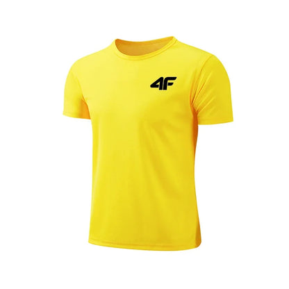 Mens Quick-Dry Breathable Training T-Shirt - Summer Gym Fitness Top - ZOOMNSTORE
