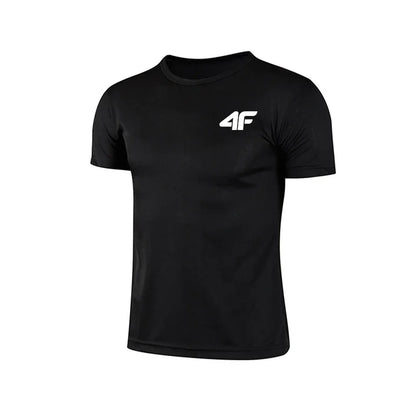 Mens Quick-Dry Breathable Training T-Shirt - Summer Gym Fitness Top - ZOOMNSTORE