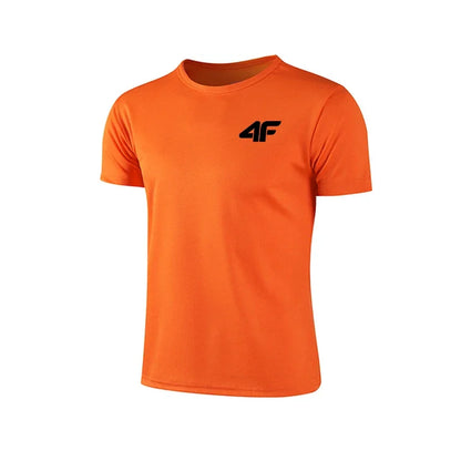 Mens Quick-Dry Breathable Training T-Shirt - Summer Gym Fitness Top - ZOOMNSTORE