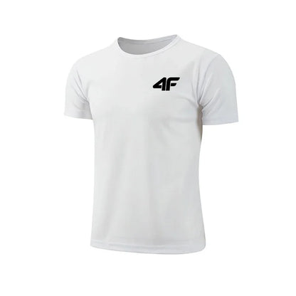 Mens Quick-Dry Breathable Training T-Shirt - Summer Gym Fitness Top - ZOOMNSTORE
