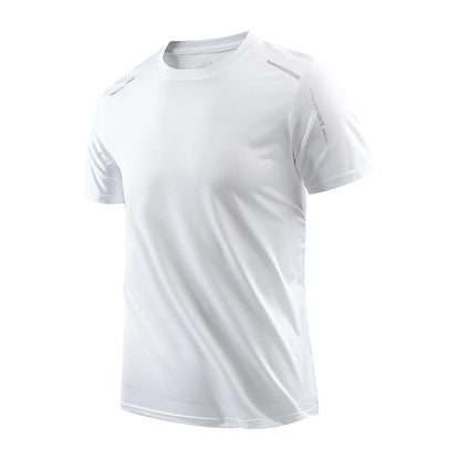 Mens Quick-Dry Running T-Shirt - Breathable Outdoor Sports Tee - ZOOMNSTORE