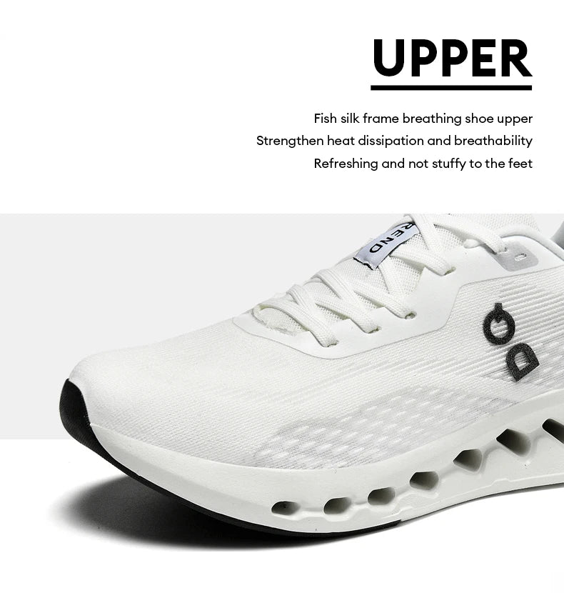 Men's Running Shoes Cushioned Breathable Knit Sneakers With Arch Support - ZOOMNSTORE