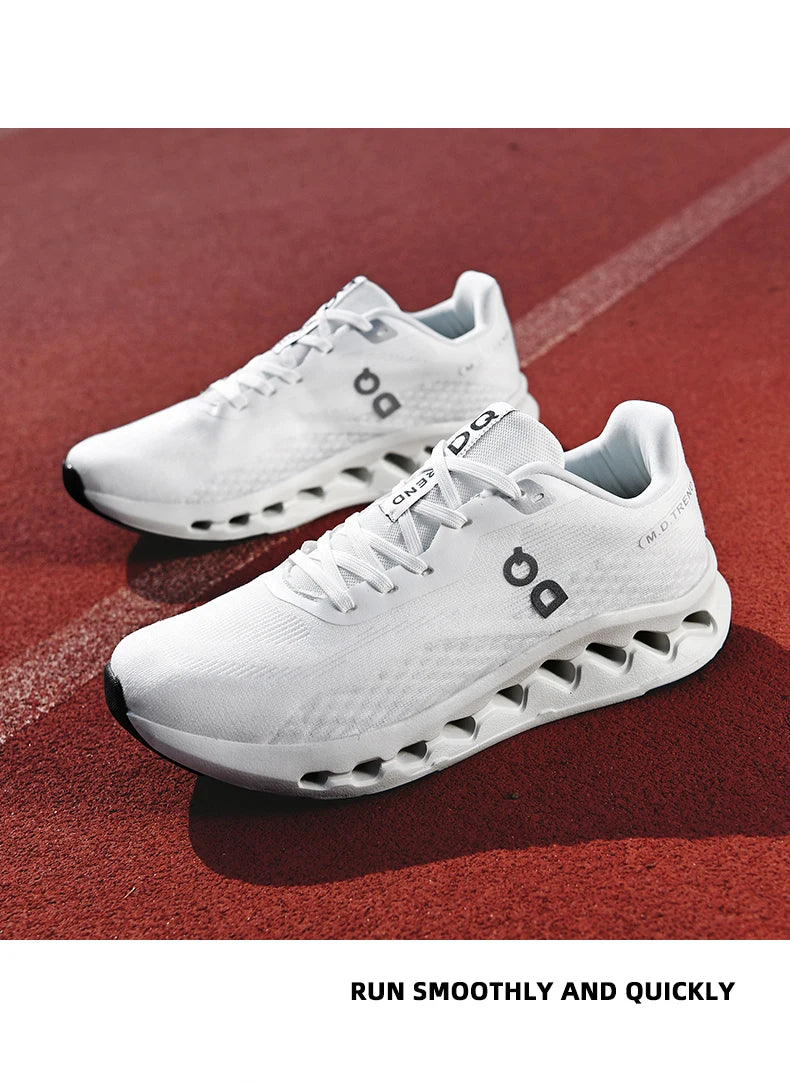 Men's Running Shoes Cushioned Breathable Knit Sneakers With Arch Support - ZOOMNSTORE