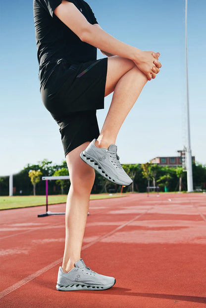 Men's Running Shoes Cushioned Breathable Knit Sneakers With Arch Support - ZOOMNSTORE