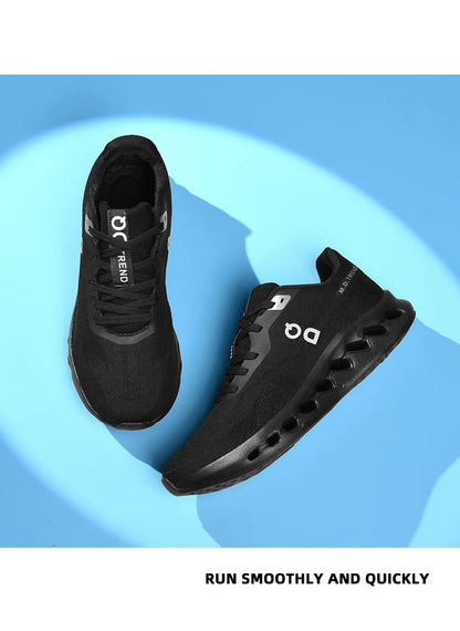 Men's Running Shoes Cushioned Breathable Knit Sneakers With Arch Support - ZOOMNSTORE