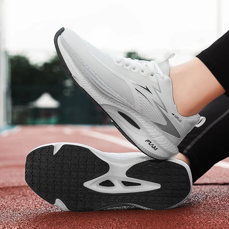 Men's Running Shoes - EZIIOT Breathable Air Mesh Sneakers with Cushioning Popcorn Sole - ZOOMNSTORE