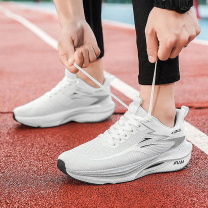 Men's Running Shoes - EZIIOT Breathable Air Mesh Sneakers with Cushioning Popcorn Sole - ZOOMNSTORE