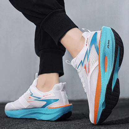 Men's Running Shoes - EZIIOT Breathable Air Mesh Sneakers with Cushioning Popcorn Sole - ZOOMNSTORE