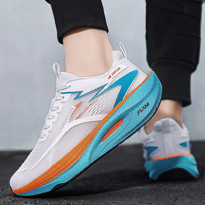 Men's Running Shoes - EZIIOT Breathable Air Mesh Sneakers with Cushioning Popcorn Sole - ZOOMNSTORE