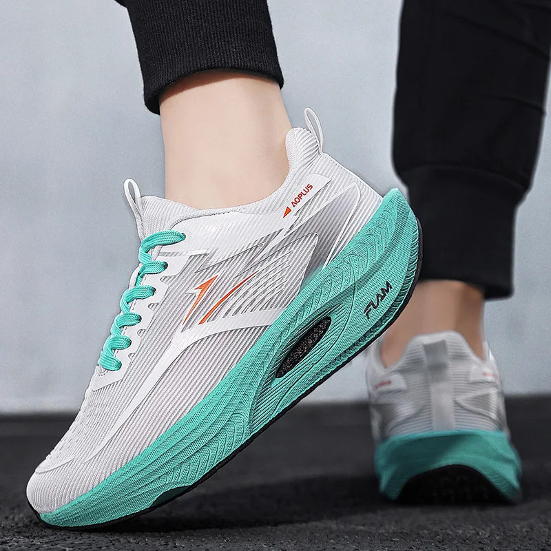 Men's Running Shoes - EZIIOT Breathable Air Mesh Sneakers with Cushioning Popcorn Sole - ZOOMNSTORE