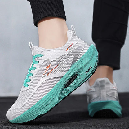 Men's Running Shoes - EZIIOT Breathable Air Mesh Sneakers with Cushioning Popcorn Sole - ZOOMNSTORE