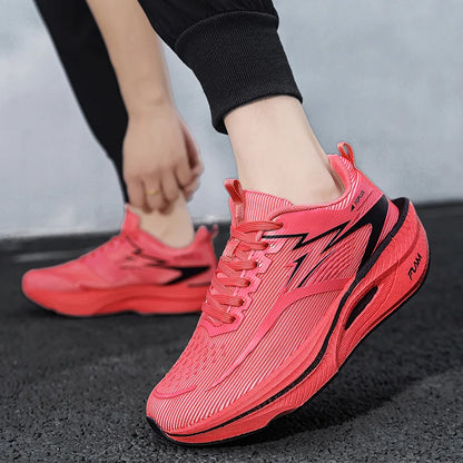 Men's Running Shoes - EZIIOT Breathable Air Mesh Sneakers with Cushioning Popcorn Sole - ZOOMNSTORE