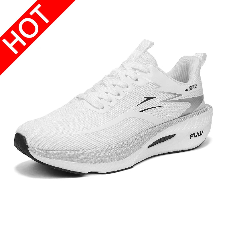Men's Running Shoes - EZIIOT Breathable Air Mesh Sneakers with Cushioning Popcorn Sole - ZOOMNSTORE