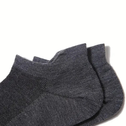 Men's Running Socks - 12 Pairs Sports Fitness Ankle Height Breathable Short Socks - ZOOMNSTORE