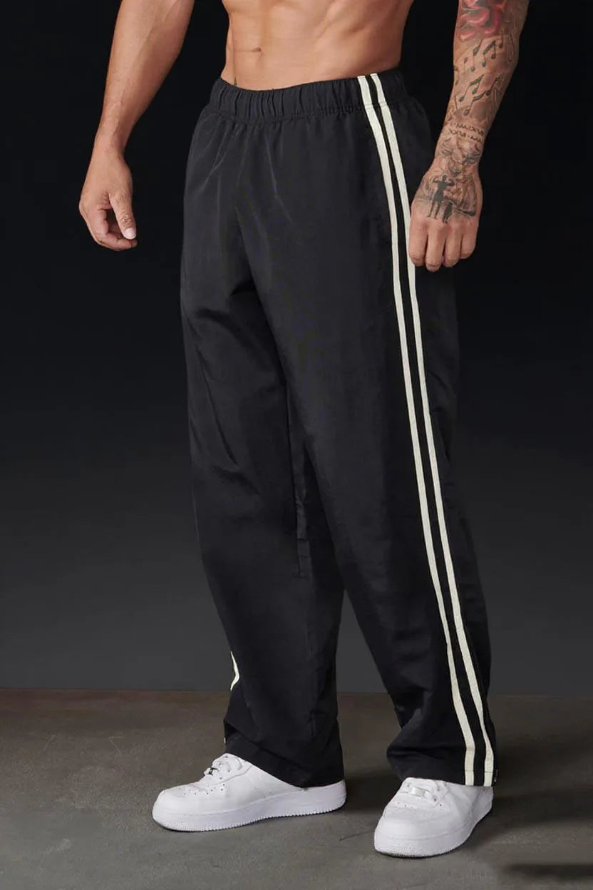 Men's Running Sweatpants – Breathable Polyester Jogging Pants, Loose Fit Training Gear - ZOOMNSTORE