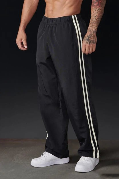 Men's Running Sweatpants – Breathable Polyester Jogging Pants, Loose Fit Training Gear - ZOOMNSTORE