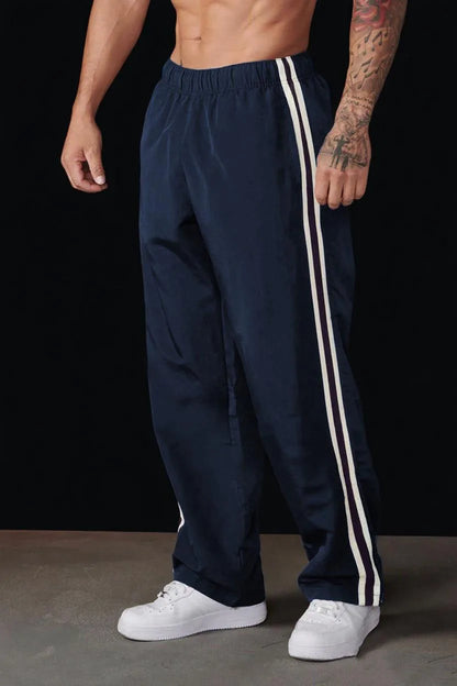 Men's Running Sweatpants – Breathable Polyester Jogging Pants, Loose Fit Training Gear - ZOOMNSTORE