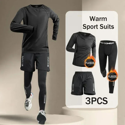 Men's Running Tracksuit – Outdoor Running Set With Quick Dry Windproof Jogging Suit - ZOOMNSTORE
