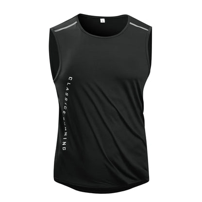Mens Quick-Dry Running Vest - Breathable Sleeveless Gym Tank Top - ZOOMNSTORE
