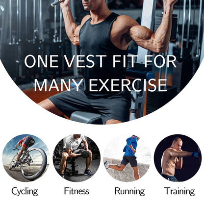Men's Sauna Sweat Vest - Waist Trainer Slimming Workout Tank Top | Neoprene Body Shaper - ZOOMNSTORE