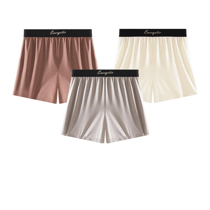 Men's Seamless Boxers - 3PCS Ice Silk Breathable Antibacterial Boxer Shorts Pack - ZOOMNSTORE