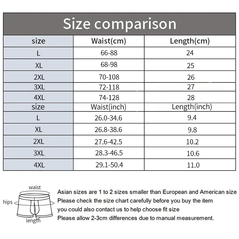 Mens Ice Silk Boxers - 10 Pcs Ultra-Thin Seamless Breathable Underwear - ZOOMNSTORE