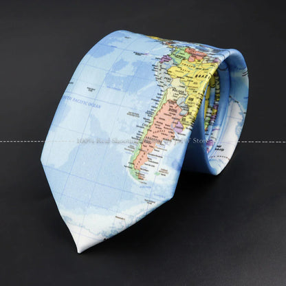 Mens Silk Tie - Creative Graffiti Animal Print Necktie for Business Weddings and Parties - ZOOMNSTORE