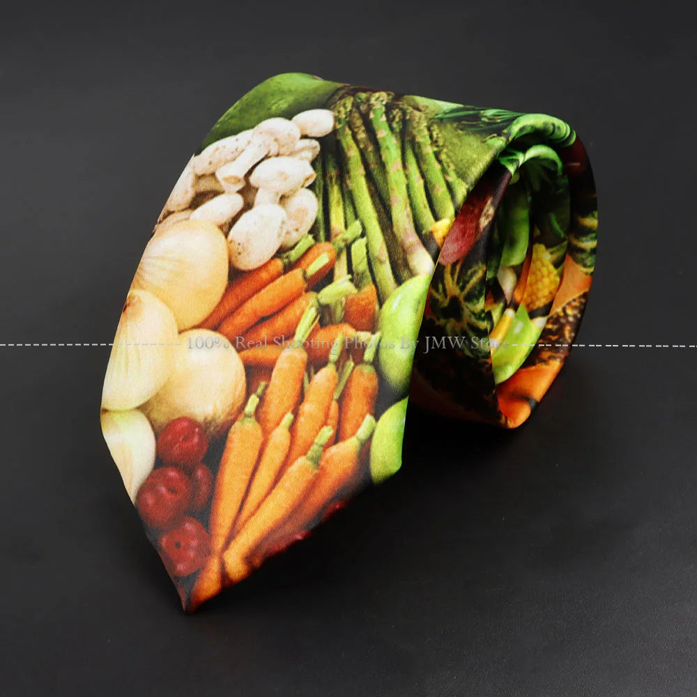 Mens Silk Tie - Creative Graffiti Animal Print Necktie for Business Weddings and Parties - ZOOMNSTORE