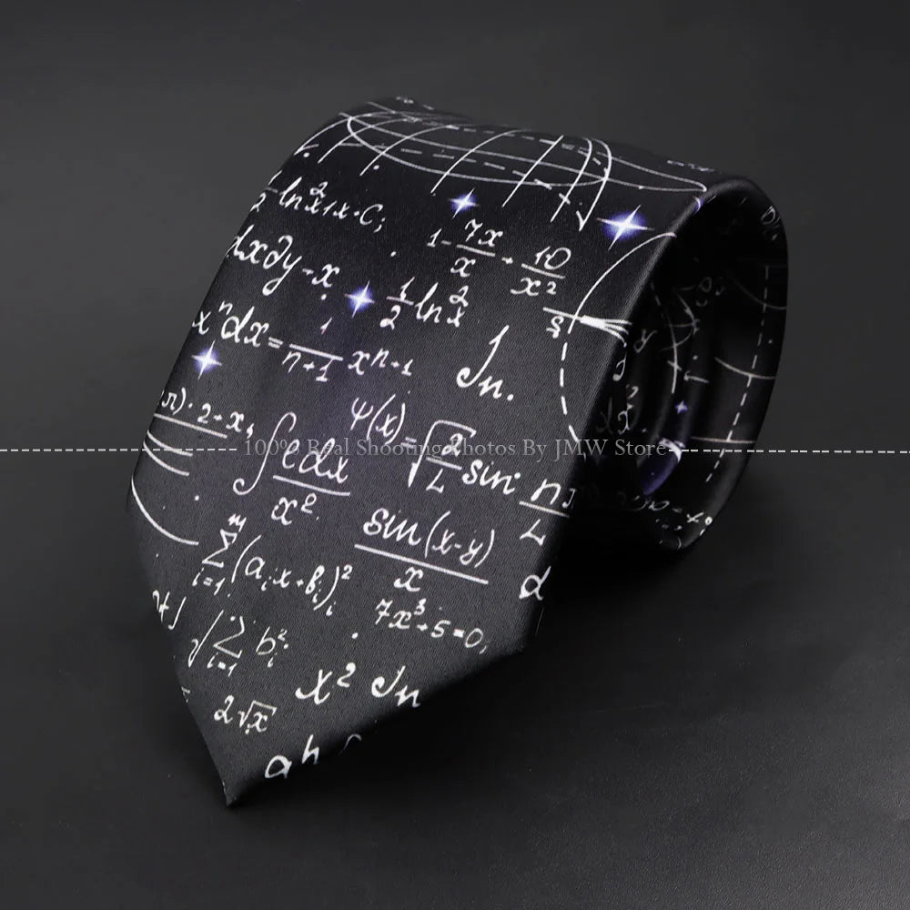 Mens Silk Tie - Creative Graffiti Animal Print Necktie for Business Weddings and Parties - ZOOMNSTORE