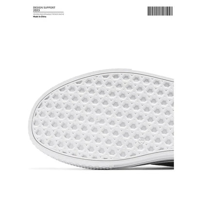 Mens Skate Shoes - Breathable Casual Canvas Sneakers Size 48 - ZOOMNSTORE